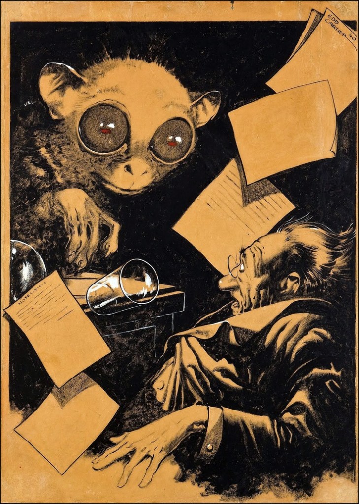 Edd Cartier illustration, circa 1940