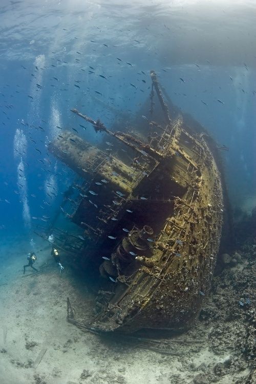 sunken ship