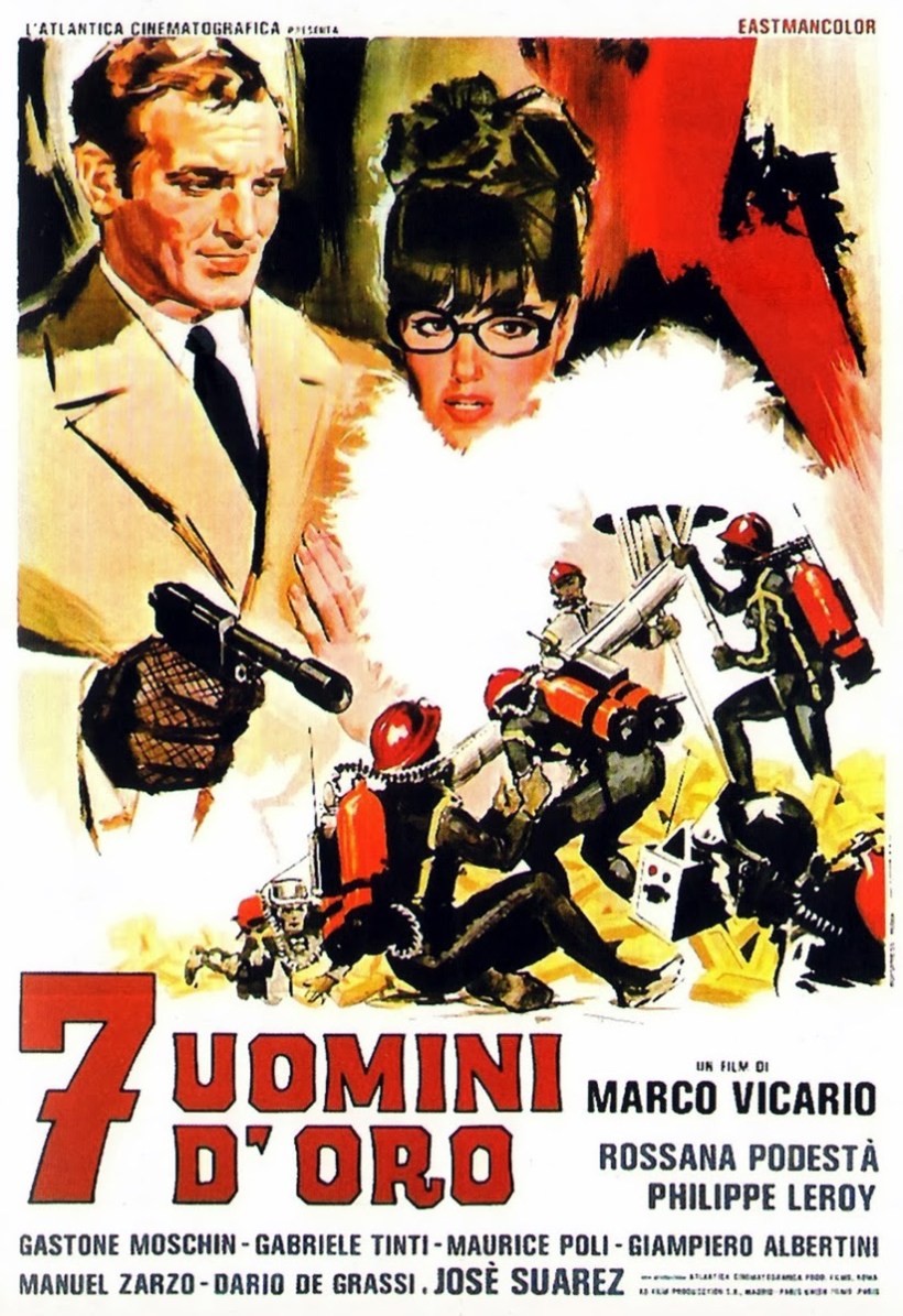 7 uomini d'oro - poster